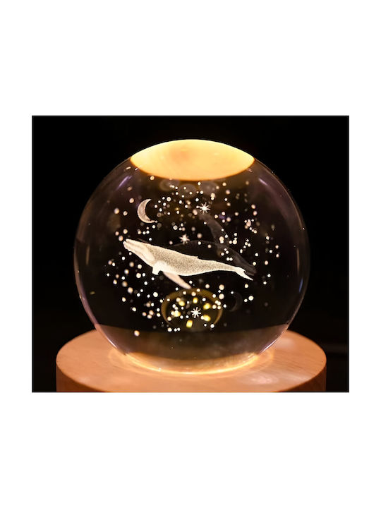 Lustră Decorativă Glob de cristal Alb