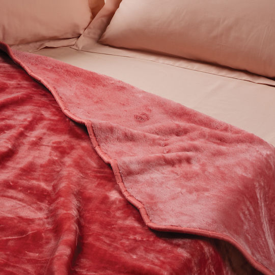 Das Home Blanket Velvet 0295 Nude 160x220cm
