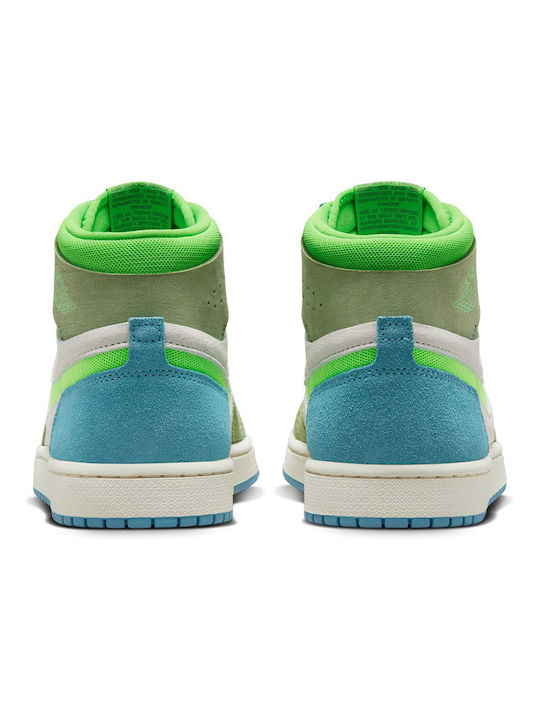 Air 1 Zoom CMFT 2 Damen Stiefel Cerulean / Green Strike / Oil Green / Phantom