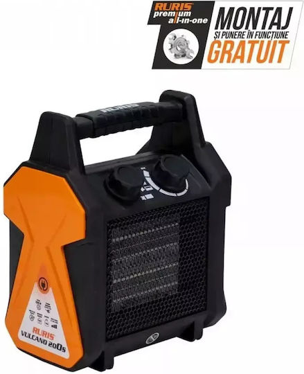 Ruris Vulcano 200s Elektrischer Lufterhitzer 2000w