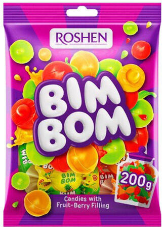 Roshen Bim-Bom mit Geschmack Obst 1Stück 200gr