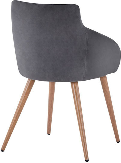 Ivy Председки Трапезария плюшени Сив 2бр 55x55x80бр