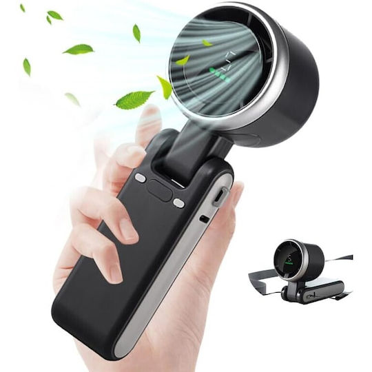 Вентилатор Чанта За Ръка USB Без Перките 7W Черен