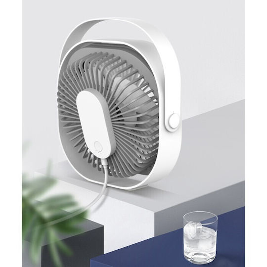 Ventilator de Mână USB Alb