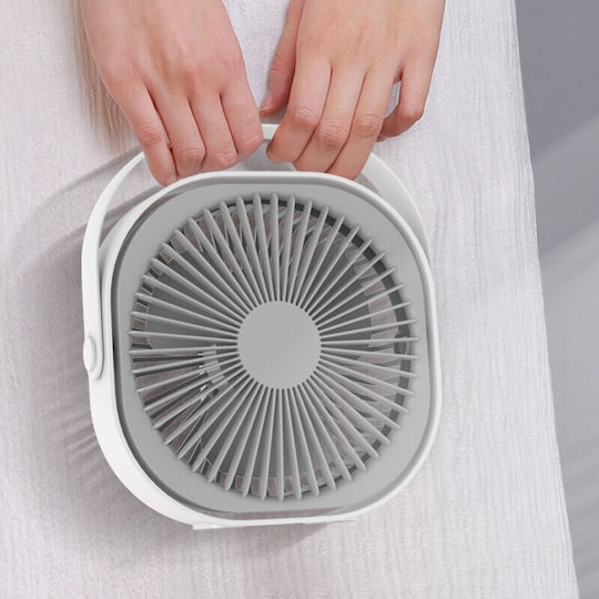 Ventilator de Mână USB Alb