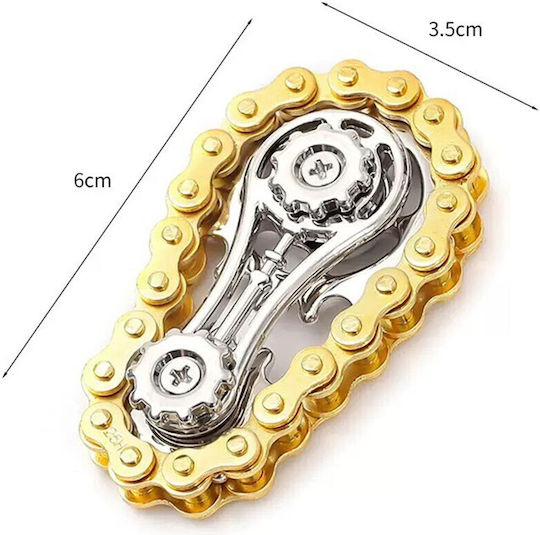 Fidget Spinner Μεταλλικό Χρυσό