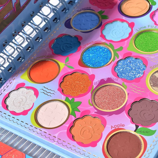 Palete de Machiaj Kevin Coco Colour Fruit Party Fard de Pleoape 20 Culori 15.3 X 17.4 X 1.2 Cm