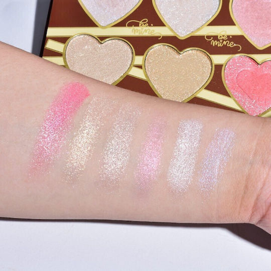 Paletă Highlighter Flippy 6 Nuanțe Be Mine Culori Calde Dreptunghiulară 140 G Durată de Valabilitate 24 Luni 17.4x11.5x1.3 Cm Variantă B Rose