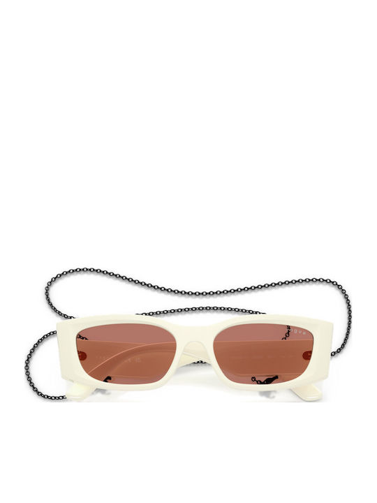 Vogue Ochelari De Soare Pentru Femei Cu Ramă Din Plastic Argintie Și Lentile Roz VO5655SU 323975