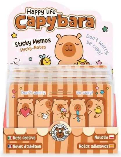 Bookmarks Trend Happy Life Capybara 50x30pcs 966933