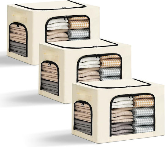 Husă Textilă De Depozitare Pantofi Gri 42x30x30cm