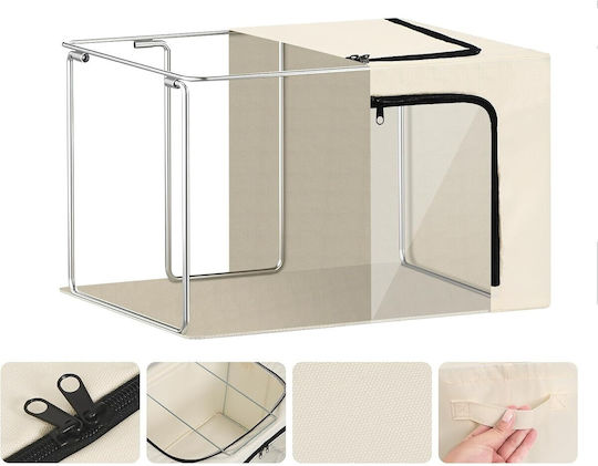 Husă Textilă De Depozitare Pantofi Gri 42x30x30cm
