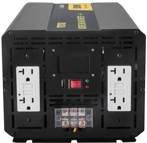 Vevor Car Inverter Modified Sinewave 5000W to Converter 12V DC in 110V AC with 1xUSB