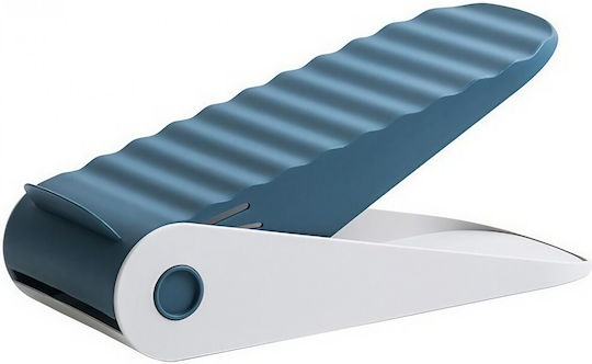 Bază Din Plastic Pentru Depozitarea Pantofilor Albastră 25.5x11x7.5cm
