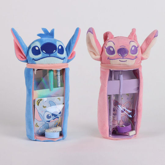 Disney Stitch Pencil Case Full Blue