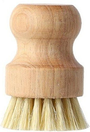 Perie Curățare Vase Flippy Lemn de Fag 8 X 5 Cm Perie Sisal Bej