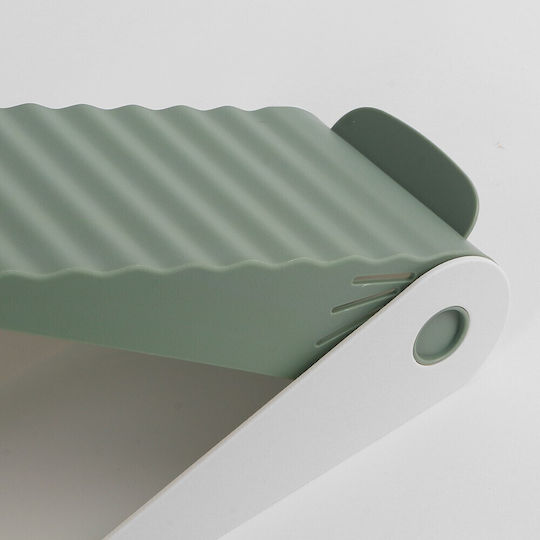 Bază Din Plastic Pentru Depozitarea Pantofilor Verde 25.5x11x7.5cm