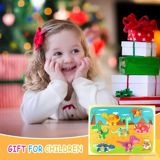 Wooden Kids Peg Puzzle for 3+ years+ Years 8pcs