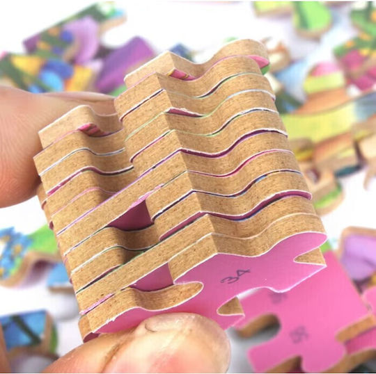 Lemnos Puzzle pentru Copii pentru 3+ ani+ Ani 60buc