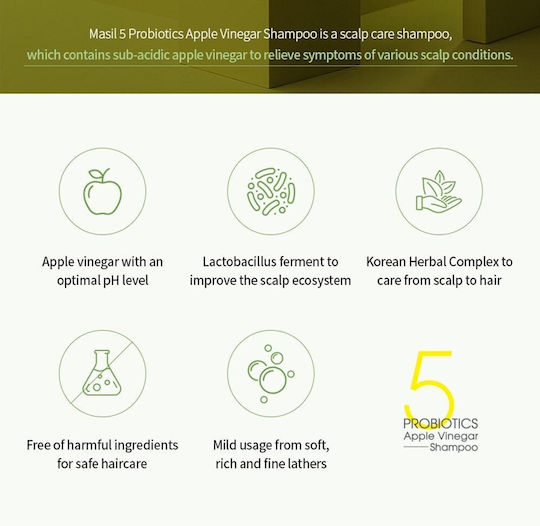 Masil 5 Probiotics Apple Vinegar Shampoo 150ml