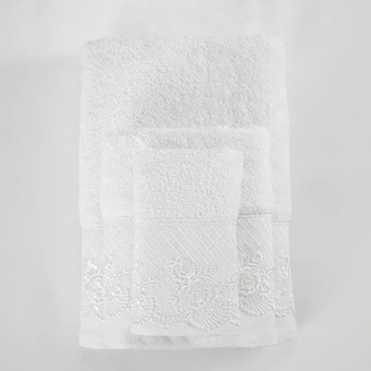 Borea Bath Towels Set 3 pcs Ecru
