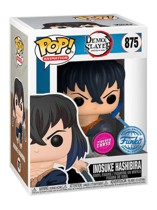 Funko Pop! Flocked Animation: Demon Slayer - Inosuke Hashibira 875 Chase