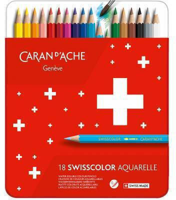 Caran D'ache Swisscolor Colored Pencil Set Package of 1 packages