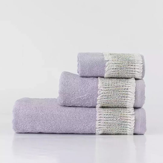Borea Bath Towels Set of Towels 3 pcs Powder