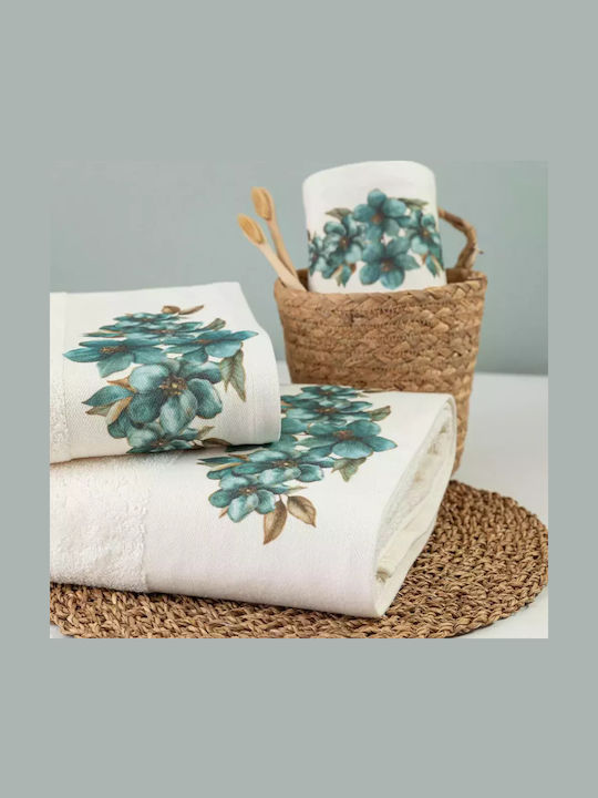 Borea Set De Prosoape De Baie 3 Buc Emerald Ecru