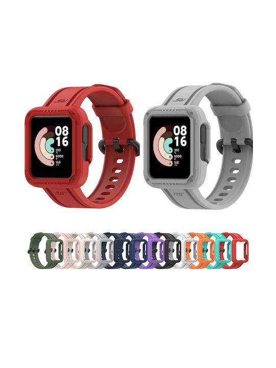 калъф Каишка Силикон Червен (Mi Watch Lite - Ми Часовник Лайт)