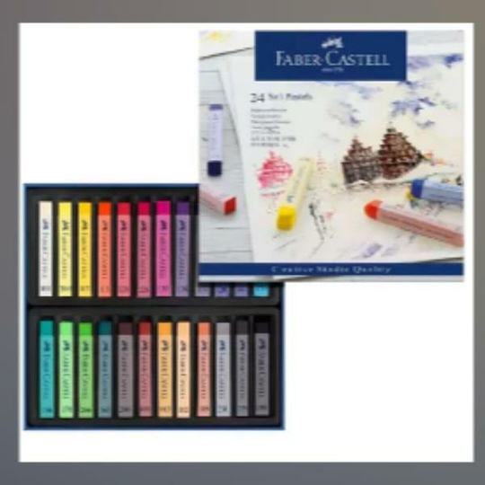 Faber-Castell Soft Pastels Σετ Κηρομπογιές 24τμχ