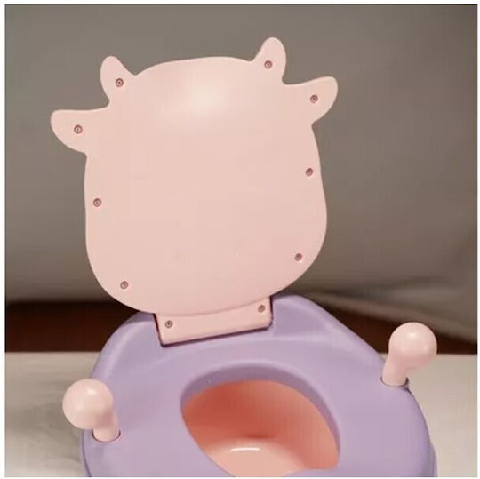 Töpfchen Toilette mit Deckel Lila