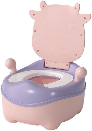 Töpfchen Toilette mit Deckel Lila
