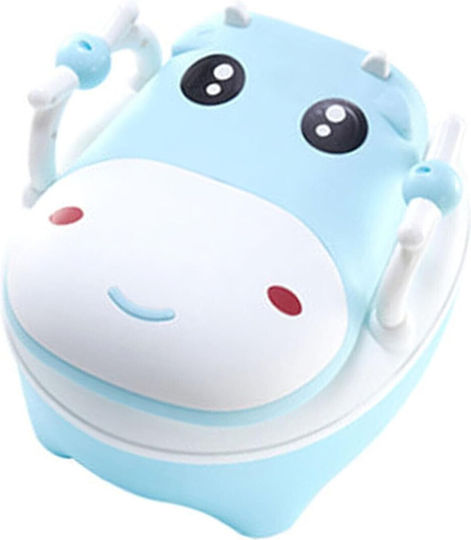 Детски Играчки Тоалетна Cow с Капак Син
