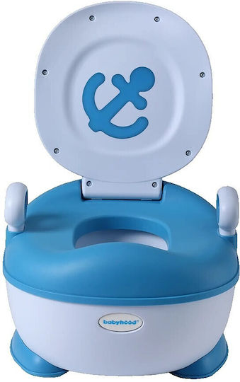 Potty Toilet with Lid Blue