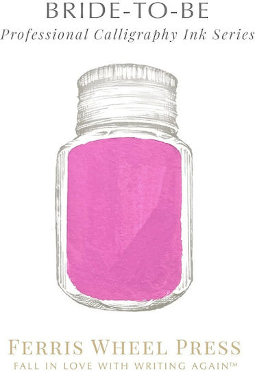 Ferris Wheel Press Replacement Ink for Fountain Pen Pink 28ml FWP Bride To Be 28