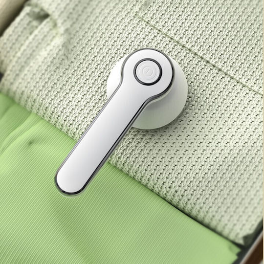 Dispozitiv De Îndepărtare A Scamelor Și Firelor De Păr Flippy Tipuri Diferite Pentru Țesături Lame Din Oțel Inoxidabil Încărcare Usb Type-c Perie De Curățare Cablu Usb Inclus Alb 20 X 8.8 X 8.5 Cm