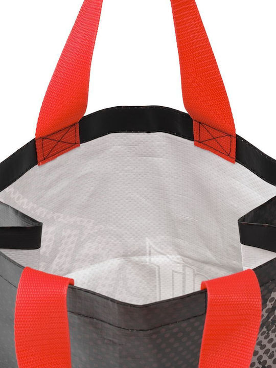 Reusable Tapout Shoppy Shopping Bag Black White Red