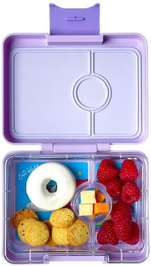Yumbox Unicorn Plastic Kids' Food Container Unicorns Purple