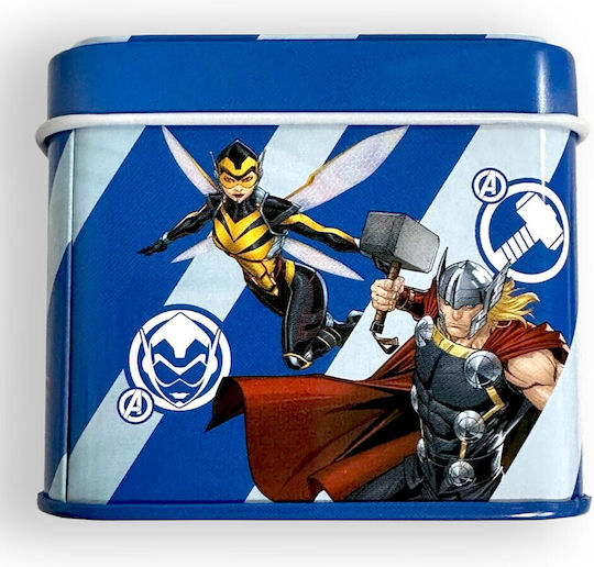 Avengers Πλαστικό Παιδικό Δοχείο Φαγητού Μαύρο