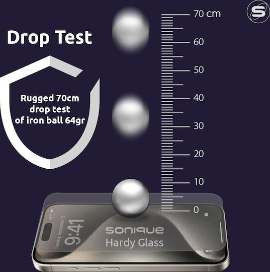 Sonique Hardy Glass Premium Series HD 9H 2.5D Tempered Glass (Galaxy A22 5G)