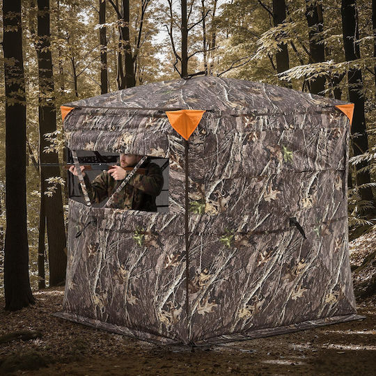 Vevor Hunting Camping Tent Brown 3 Seasons 148x148x170cm