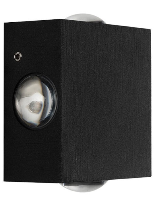 GloboStar Hikari Schutz-Zertifizierung Wandmontierte Außenbeleuchtung Integrierte LED 8W 2700K 9x4x9cm
