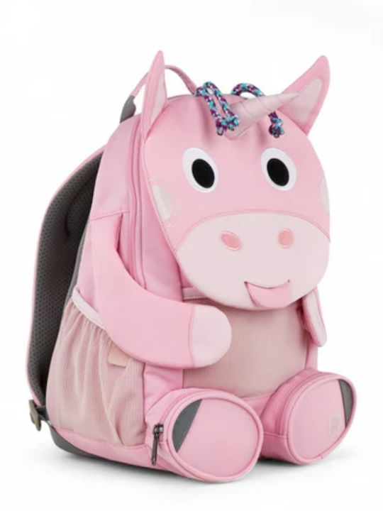 Affenzahn Schulranzen Rucksack Kindergarten Rosa mit Flaschenhalter 8Liter
