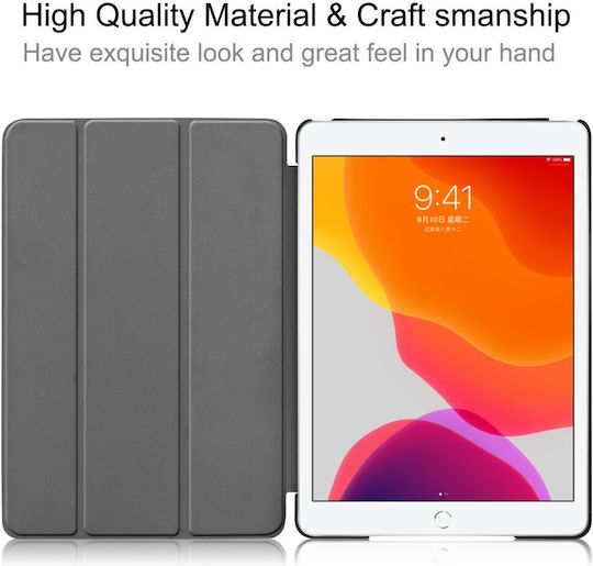 Tri-Fold Flip Cover Μαύρη (iPad 2019/2020/2021 10.2'')