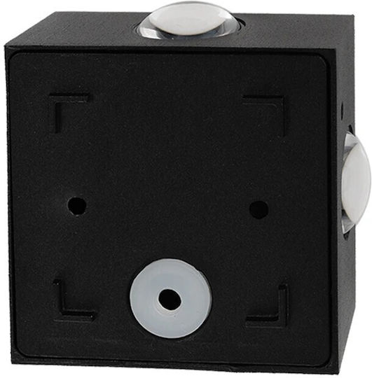 GloboStar Hikari Wall-Mounted Outdoor LED Lighting IP65 8W With Warm White Light 9x4x9cm