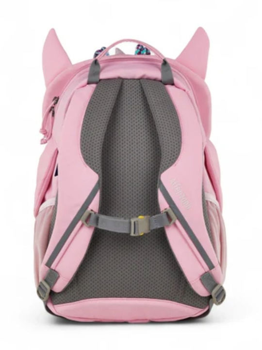 Affenzahn Schulranzen Rucksack Kindergarten Rosa mit Flaschenhalter 8Liter