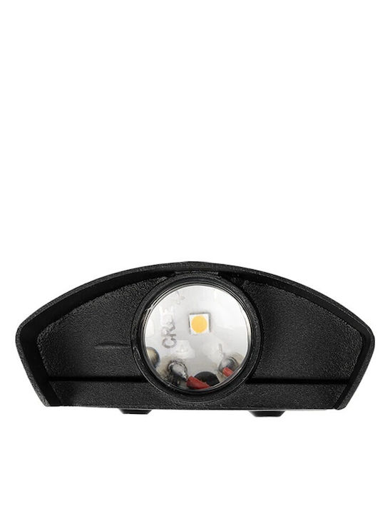 GloboStar Sixoad Επιτοίχιο Εξωτερικό Φωτιστικό LED IP65 4W με Θερμό Λευκό Φως 8.5x3.5x8εκ.