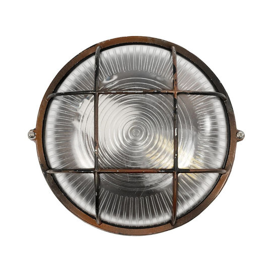 GloboStar Boatlight Стенна Външна Костенурка E27 IP65 17.5x17.5x9εκ.