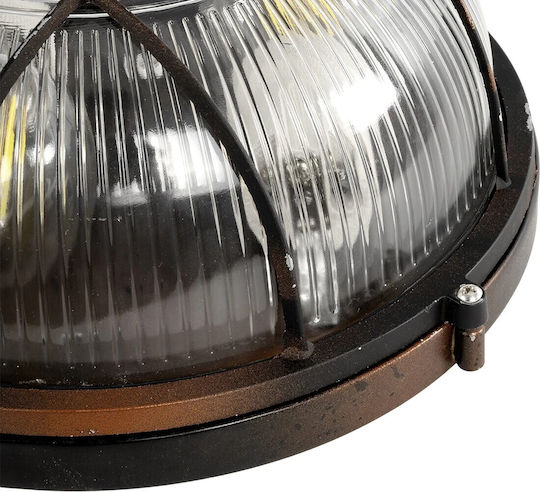 GloboStar Boatlight Wall-Mounted Outdoor Turtle Light E27 IP65 24x24x11εκ.